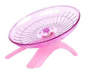 送料無料 小動物用ホイール 回し車 滑り止め ソーサータイプ スタンドタイプ ハムスター ペット用品 ペットトイ 走る ランニング 肥満防止 クリアカラー シンプル 運動不足解消 ストレス発