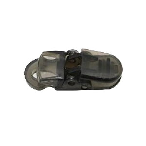 送料無料 ワンタッチクリップ 2個セット 多機能 マルチ フィッシュクリップ ワニクリップ 固定 交換 パーツ DIY 手芸 透明 クリアカラー プラスチック製 カラバリ豊富