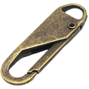 送料無料 ファスナー プルタブ 8個セット スライダー ジッパー チャック シッパーヘッド 引き手 部品 付け替え 交換 修理 手芸 DIY 裁縫材料 簡単 工具不要