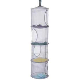 送料無料 吊り下げ収納 収納ラック 吊り下げネット 収納ネット 折りたたみ式 おもちゃ収納 ぬいぐるみ収納 片付け 整理 整頓 クローゼット 子供部屋 寝室 蔵 倉庫 筒状 円形 衣類 小物 雑貨