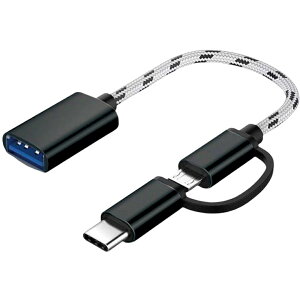  OTGP[u 2in1 MicroUSB^Type-C to USBϊA_v^[ [d ʐM f[^] X}z ^ubg