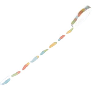 送料無料 マスキングテープ 紙テープ シール クラフト 和紙 雑貨 装飾 デコレーション ラッピング 文具 ハート リーフ 可愛い おしゃれ