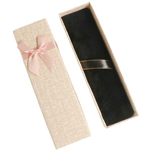 送料無料 ギフトボックス ギフトケース ラッピング用品 ギフト箱 ボールペン シャーペン 万年筆 筆記用具 長方形 リボン付き プレゼント 贈り物 おしゃれ かわいい