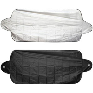 送料無料 車用 フロントガラスカバー サンシェード 凍結防止シート 雪対策 霜よけ 日よけ 日除け 遮光 盗難防止 汎用 防水 夏 冬