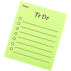 送料無料 付箋 ふせん メモ帳 ToDo 備忘録 貼るメモ やることリスト メッセージ 伝言 オフィス 仕事 会社 文房具 事務用品 ステーショナリー 雑貨 おしゃれ かわいい 家庭 学校 学生