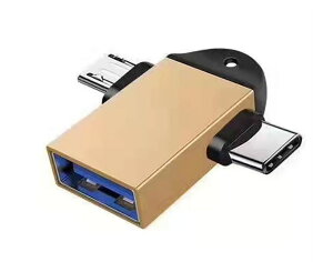 �������� OTG�P�[�u�� 2in1 MicroUSB�^Type-C to USB�ϊ��A�_�v�^�[ USB3.0 �[�d �ʐM �f�[�^�]�� �X�}�z �^�u���b�g