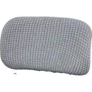 送料無料 オフィスチェア用 ヘッドレストカバー 枕カバー オフィス用 事務椅子 椅子 チェアー 長方形 無地 カバー 着脱簡単 ストレッチ 伸縮素材 洗濯可能 シンプル 防水 12色 ブラック ホワ