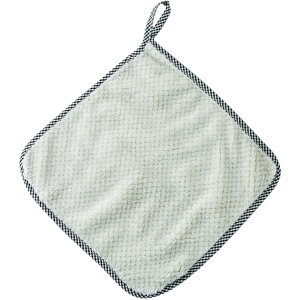 送料無料 キッチンクロス ループ付き ふきん 台ふきん 台ふき 食器ふきん マイクロファイバー タオル シンプル かわいい おしゃれ フック 吸水 ハンドタオル