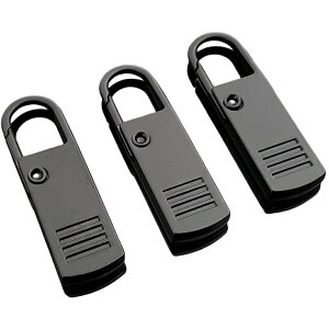 送料無料 ジッパーヘッド 4個セット ファスナー 引き手 チャック プルタブ 部品 金具 パーツ 交換 修理 取り付け 簡単 付け替え 工具不要 DIY ハンドクラフト