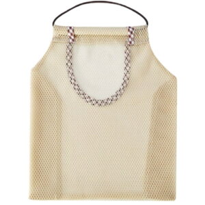 送料無料 吊り下げ収納 収納ネット 収納ラック 壁掛け 壁面収納 メッシュポケット 収納用品 日用品雑貨 紐付き 中が見える 通気性 キッチン用品 洗面台収納 浴室収納 チェック柄 格子柄 小