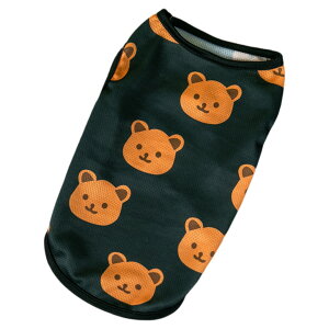 送料無料 ペットウェア ドッグウェア タンクトップ ノースリーブ フルーツ 肉球 アニマル クマ かわいい おしゃれ 犬服 ペット服 小型犬 中型犬 子犬