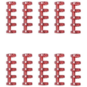 送料無料 バインダーリング 8個セット ルーズリーフリング 文房具 5穴 ノート アルバム ファイル ファイリング 留め具 資料保存 整理 シンプル 便利 カラバリ豊富