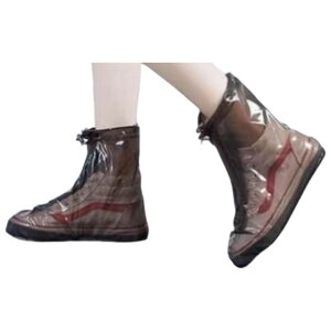 送料無料 レインシューズカバー 靴カバー レディース メンズ 女性 男性 雨具グッズ 靴アクセサリー 靴ケア 厚底 半透明 無地 単色 シンプル 滑り止め 防水 雨 ゲリラ豪雨 梅雨 レインブーツ