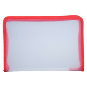 送料無料 ファイルケース クリアファイル クリアケース ドキュメントファイル A4 半透明 ファスナー ジッパー 事務用品 収納 書類ケース 資料 持ち運び