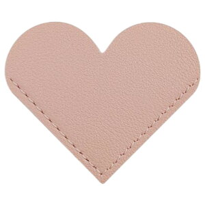 送料無料 ブックマーク 単品 1個 栞 しおり ブックマーカー クリップ 本 ブック ハート型 レザー調 PU 挟む 便利 目印 小説 漫画 コミック 辞書 可愛い キュート お洒落 シンプル