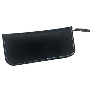 送料無料 メガネケース 眼鏡ケース サングラスケース ソフトケース レザー調 フェイクレザー ファスナー式 単色 シンプル 傷防止 保管 保護 収納 老眼鏡 メンズ レディース 男性 女性