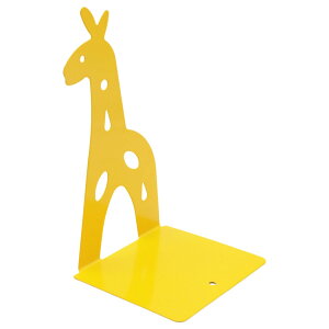 送料無料 ブックスタンド ブックエンド 本立て 単品 1個 片側 整理整頓 本棚 収納 動物 アニマル キリン ゾウ 子供部屋 学習机 小説 教科書