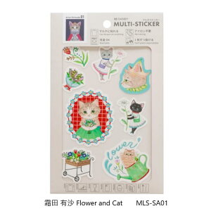 ɂł\ }`XebJ[ cL Flower and Cat / Ballet and Cat S ACsv \ ߗ  vX`bN 킢 Tr[ MLS-SA01/MLS-SA02