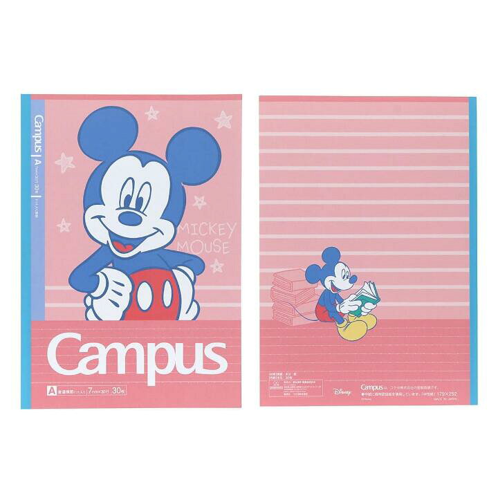 楽天市場】【限定】キャンパスノート ディズニーコレクション ドット 
