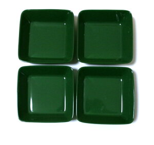 イッタラiittala ティーマ 368889 プレート 12x12cmハンターグリーン 4pcs 箱入【ブランド食器　