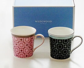 全国送料無料　ウェッジウッドWEDGWOOD　パラディオ　マグカップ　ペア　（ブランドボックス付き）【御結婚御祝・内祝・新築御祝・還暦御祝・御礼・寿・ギフト包装可能】