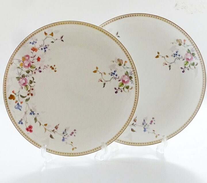楽天市場】ウエッジウッドWEDGWOOD ローズゴールド プレート 27cm ペア 