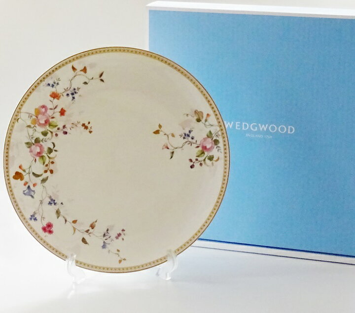楽天市場】ウエッジウッドWEDGWOOD ローズゴールド プレート 27cm ペア 