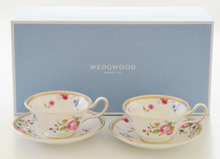 楽天市場】ウェッジウッドWEDGWOOD ローズゴールド ティーカップ 