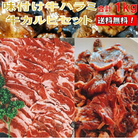 焼き肉 バーベキュー 食材 1kg BBQ 肉 焼肉セット 牛バラ 牛カルビ 味付け 牛ハラミ バーベキューセット 食材 肉 BBQ食材セット BBQ 食材 焼肉 牛丼 牛肉 送料無料 4〜6人前