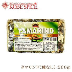 タマリンド バー 種なし 200g×3個 インド産Tamarind Bar Seedless スパイス ハーブ 香辛料 調味料