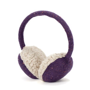 耳当て 秋冬 子ども 防寒 ウインタースポーツ ニット ボア ふわふわ もこもこ 暖かい 可愛い おしゃれ 柔らか カジュアル 無地 防寒 ギフト クリスマス プレゼント ネップニットキッズイヤー