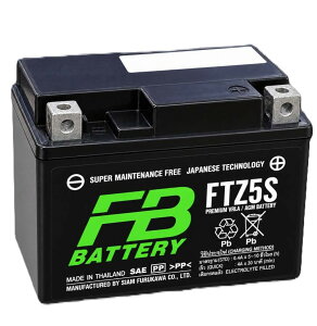OPEN SALE 12���܂ł̒����͓����o�� �^�C �É͓d�r �o�C�N�o�b�e���[ FTZ5S �����\�����e�i���X�t���[�^�C�v �t���[�d��