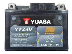 OPEN SALE 12���܂ł̒����͓����o�� ���A�T 50���N �p�b�P�[�W TAIWAN YUASA �o�b�e���[ ��p���A�T�o�b�e���[ YTZ4V �t���[�d��