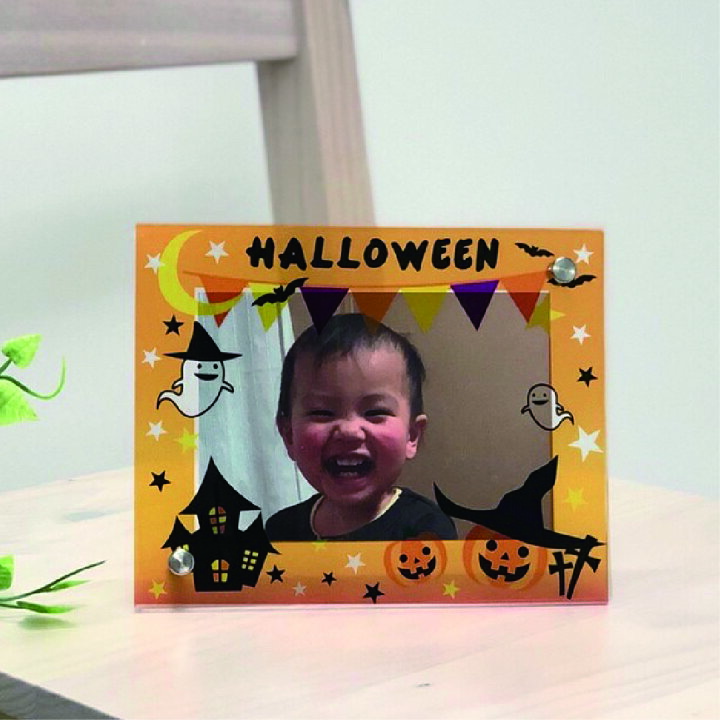 楽天市場】ハロウィン フォトフレーム 写真立て 記念日 誕生日 写真  