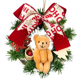 クリスマスリース 手作りキット 15cm DIY キット 北欧 簡単 子ども おしゃれ かわいい 玄関 クリスマス イベント パーティ 大量 装飾 材料 オーナメント インテリア 雑貨 子供 ハンドメイド リース 工作 手作り 赤