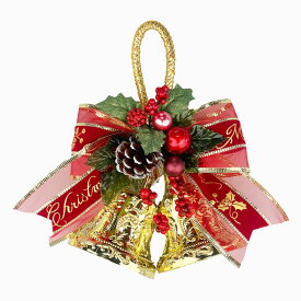 クリスマスベル20cmレッド ベルハンガー オーナメント 玄関 北欧 ナチュラル 赤 小さい 小さめ ミニサイズ おしゃれ かわいい 小物 部屋 ドア 手作り 品 豪華 高級 装飾 飾り 壁掛け 雑貨 花 造花 リボン ベル 鐘 インテリア ギフト プレゼント クリスマスベル 国内生産