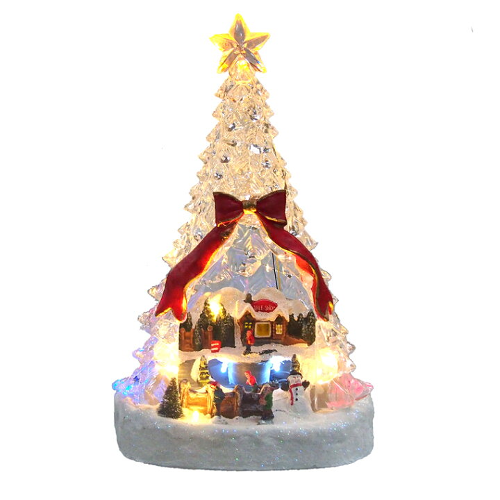 楽天市場】【W】LEDクリスマスミュージックスノーワンダーランド 