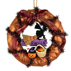 ハロウィン リースキット 15cm 手作りキット キャット ドッグ 魔女 玄関 卓上 ハロウィーン 飾り付け 装飾 店舗 雑貨 壁 秋 インテリア かぼちゃ パンプキン イベント 子供 キット 簡単 手作り 工作 キット 買い回り ポッキリ