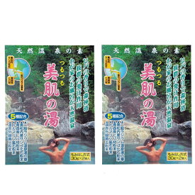 美肌の湯 天然温泉の素 つるつる美肌の湯 30gx4個 2袋 4回分 入浴剤 温泉 保湿 マイナスイオン アルカリ 天然 水素 乳白色 エキス 天然 温泉気分 リラックス 冷え性 冷え症 ダイエット 発汗 北海道 送料無料 日本カルシウム工業