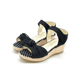 【59%オフ】キッズ サンダル ヒール 女の子 子供 シンプル ジュニア 厚底サンダル オシャレ マジックテープ 脱ぎ履き簡単 ウエッジソール ベルト リボン ストラップ 走れる 歩きやすい 履きやすい 脱げにくい キラキラ 黒 ブラック ローヒール 小学生 2buy #5128