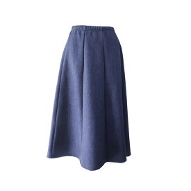 大人が選ぶ　裏起毛　8枚はぎデザイン　ミモレ丈　スカート　40代　50代　60代　きれいめカジュアル　ミセス　ファッション　裏ベロア　 暖かい　ロングスカート　極暖