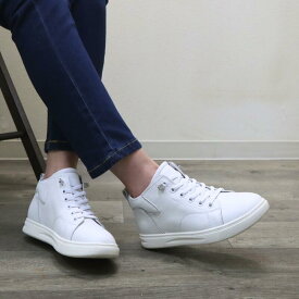 【天然皮革】ゴム紐ハイカットスニーカー 幅広EEE 走れる 外反母趾 痛くない 美脚 神戸 コンフォート 30代 40代 50代 ファッション プレゼント 母の日 誕生日 旅行 おでかけ 革 カップインソール お洒落 kobe デニム アイボリー 婦人靴 紐靴