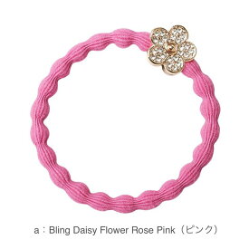 ￥3960で送料無料 【byEloise】[正規販売店] ＊ Bling Dasiy Flower ＊ヘアアクセサリー ブレスレット ヘアゴム シュシュ メンズ イギリス ロンドン ブランド 可愛い かわいい スワロフスキー 上品 切れにくい プレゼント おしゃれ 花