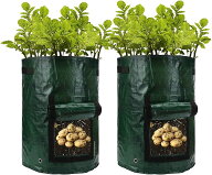植え袋 5枚セット プランター フェルト 庭用 園芸用 PE植木鉢 野菜栽培バッグ じゃがいも用 栽培 バッグ …