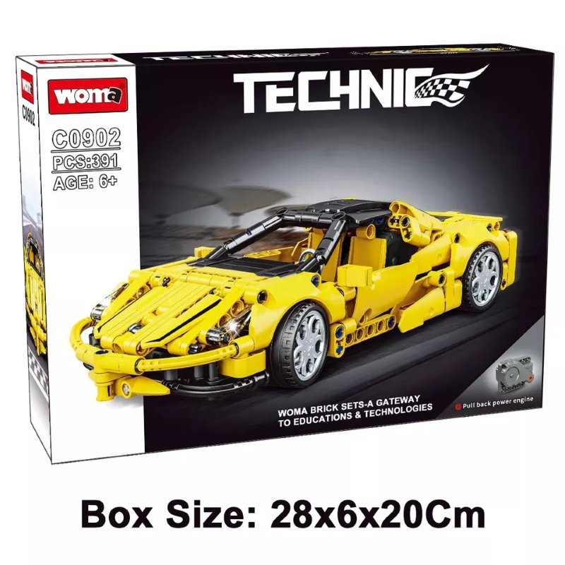 楽天市場】レゴ互換品 スーパースポーツカー391PCS おもちゃ 玩具