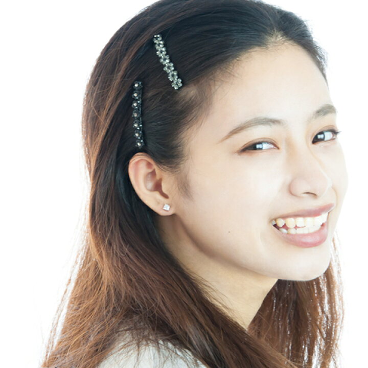 楽天市場 ラインストーンヘアピン 前髪留め まとめ髪 サイド留め 送料無料 フラワーヘアピン 可憐 シンプル 煌き 二次会 謝恩会 ｋｏｂｅ ｖｅｒｙ ｖｅｒｙ