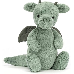 �S����31cm�IJELLYCAT�i�W�F���[�L���b�g�j Bashful Dragon Medium �������� �v���[���g �a���� �ʂ������ �M�t�g �C���e���A �h���S��