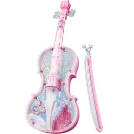 ドリームレッスン ライト&オーケストラバイオリン ピンク 3つのモードでディズニーの楽曲を演奏しよう！レッスンモード、演奏モード、オーケストラモード ディズニー楽曲やクラシック楽曲を15曲収録！プレゼント 誕生日 おもちゃ プレゼント誕生日