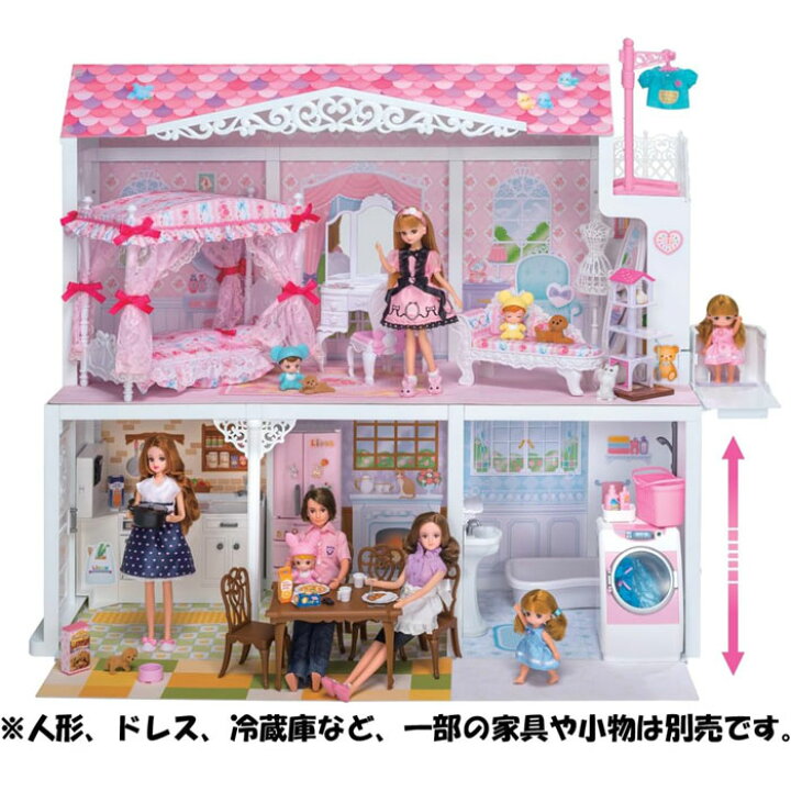 楽天市場】リカちゃん ドリームハウス エレベーターのある あこがれの 