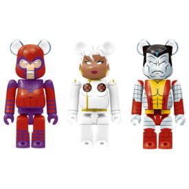 MAVREL「X-MEN」Happyくじ「BE＠RBRICK」ベアブリック賞 2 マグニートー & 3 ストーム（ホワイトコスチューム）& 4 コロッサス の3点セット ハッピーくじ ベアブリック おもちゃ プレゼント 誕生日